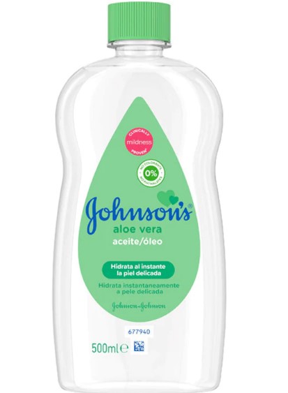 ACEITE JOHNSON & JOHNSON ALOE VERA 500 ML