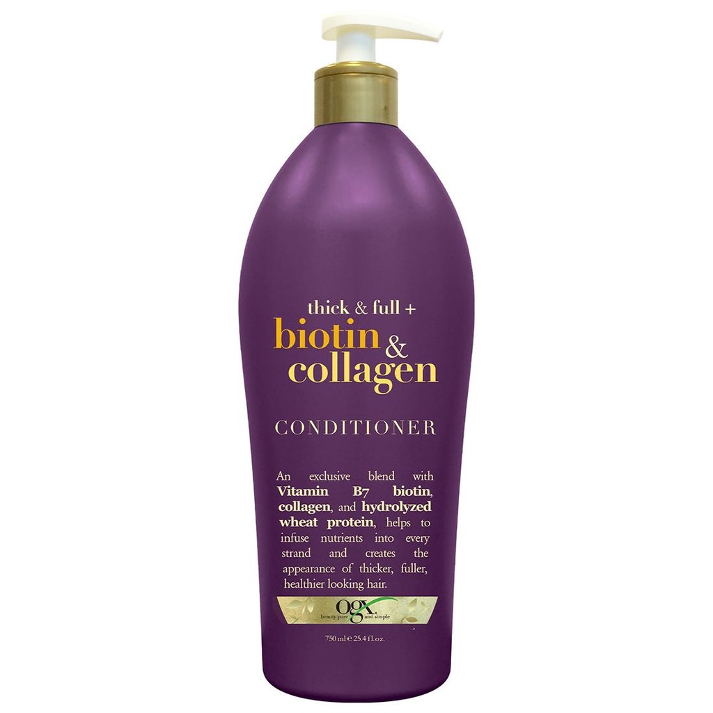 ACONDICIONADOR OGX BIOTIN & COLLAGEN 750 ML