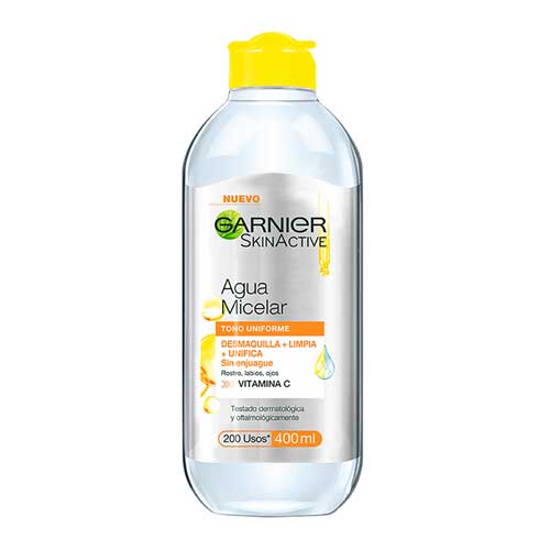 AGUA MICELLAR GARNIER WITH VITAMIN C 400 ML