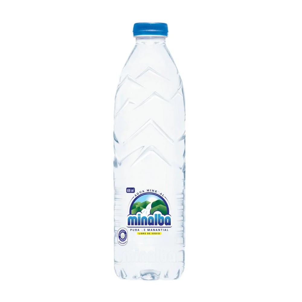 AGUA MINALBA MINERAL 600 ML