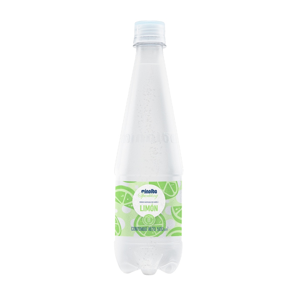 AGUA MINALBA SPARKLING LIMON 500 ML