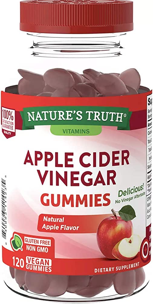 APPLE CIDER VINEGAR NATURE´S TRUTH 120 GUMMIES