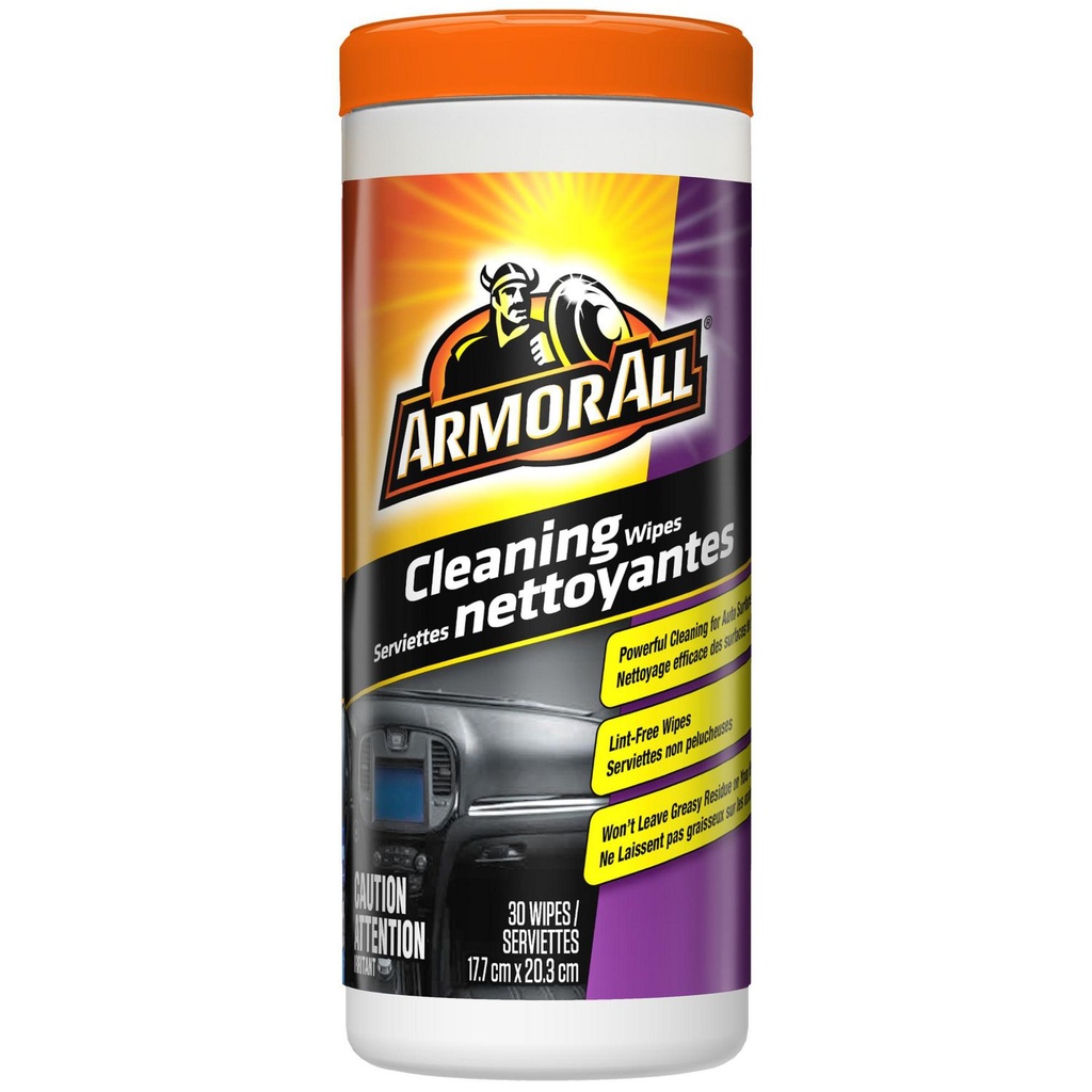 ARMOR ALL ORIGINAL CLEANING WIPES 30 CT 199 GR