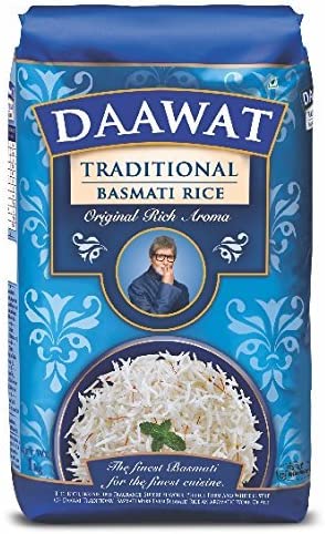 ARROZ DAAWAT TRADITIONAL BASMATI RICE 1KG