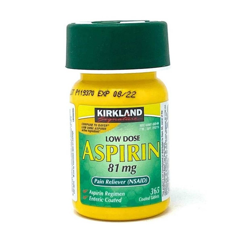 ASPIRINA KIRKLAND SIGNATURE 81 MG 365 TABLETS 