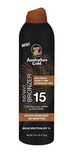 BRONCESADOR AUSTRALIAN GOLD INSTANTANEO SPF 15 170 GR