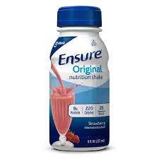 BEBIDA ENSURE ORIGINAL STRAWBERRY 237 ML
