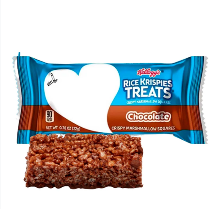 BARRAS DE PROTEINA KELLOGGS RICE KRIPSPIES TREATS CHOCOLATE 22 GR 