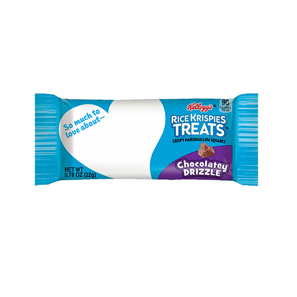BARRAS DE PROTEINA KELLOGGS RICE KRIPSPIES TREATS CHOCOLATE DRIZZLE 22 GR 