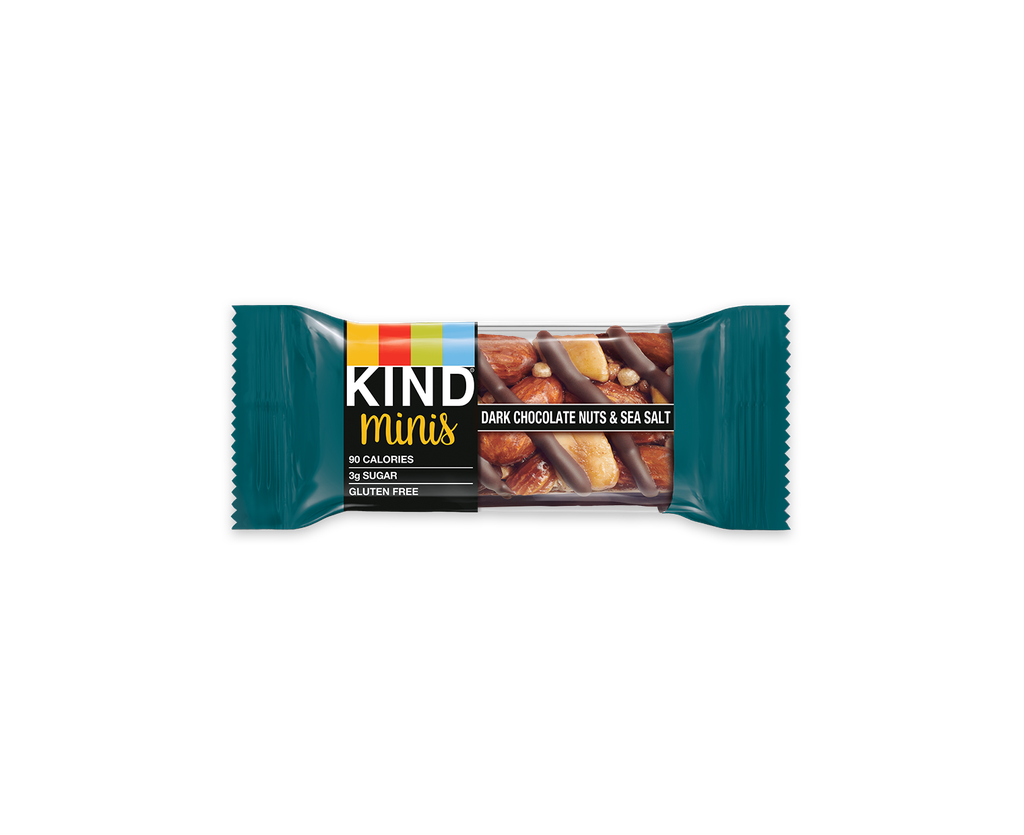 BARRA DE PROTEINA KIND MINIS DARK CHOCOLATE & SEA SALT 20 GR