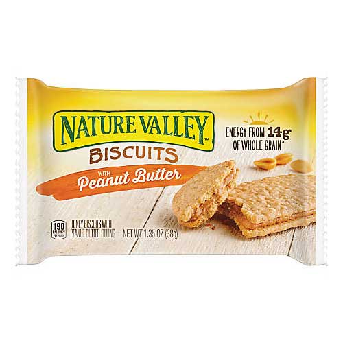 BARRA PROTEICA NATURE VALLEY BISCUITS PEANUT BUTTER 38 GR