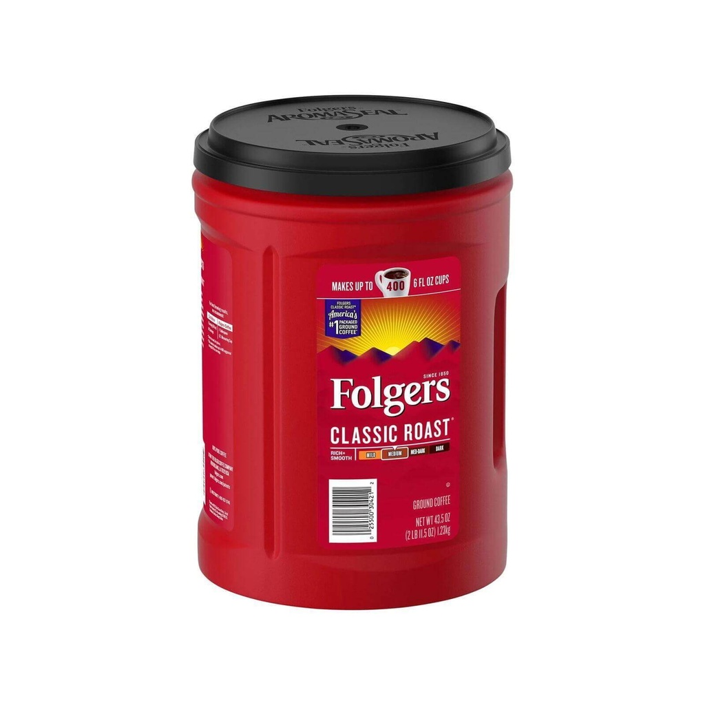 CAFE FOLGERS CLASSIC ROAST MEDIUM 1.23 KG