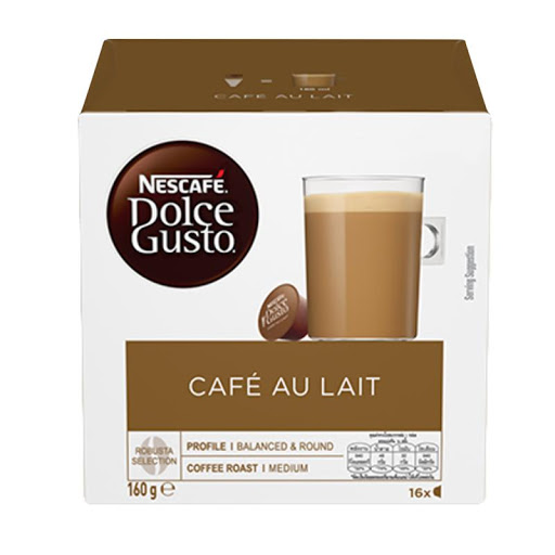 CAPSULAS NESCAFE DE CAFE AU LAIT 16 CAPS