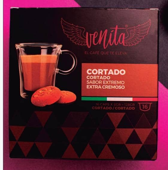 CAPSULAS DE CAFE VENITA CORTADO 16 CAPS 224 GR