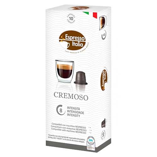 CAPSULAS DE CAFE ESPRESSO ITALIA NESPRESSO CREMOSO 10 CAPS