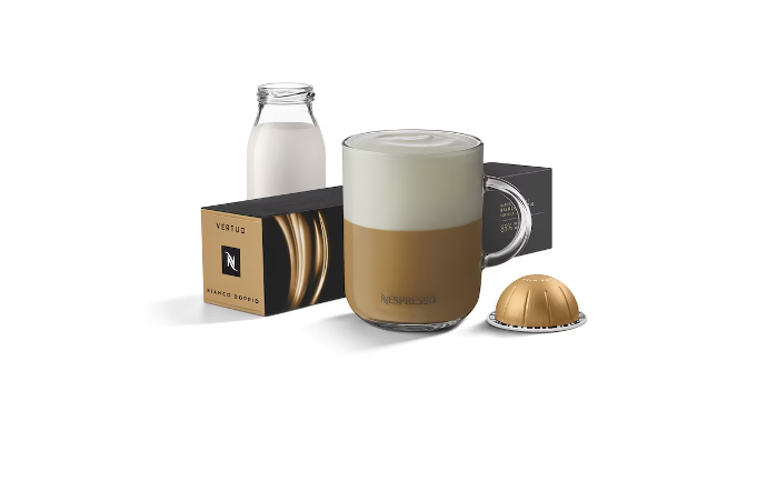 CAPSULAS DE CAFE NESPRESSO VERTUO BIANCO DOPPIO 102 GR 