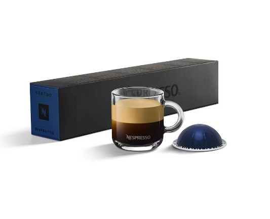 CAPSULAS DE CAFE NESPRESSO VERTUO DIAVCLITTO 70 GR 10 CAPS
