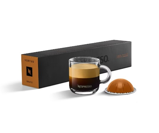 CAPSULAS DE CAFE NESPRESSO VERTUO ORAFIO 62 GR 10 CAPS