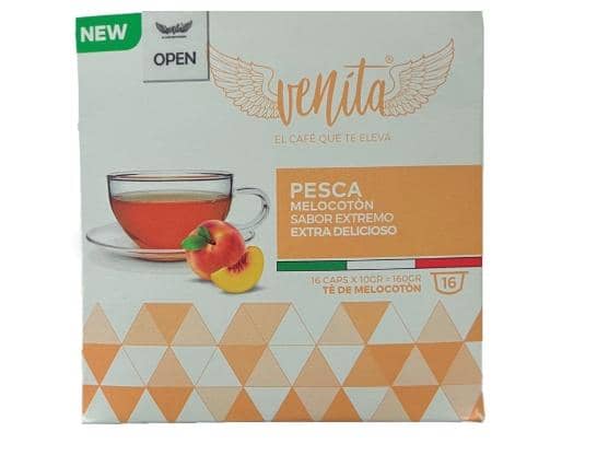 CAPSULAS DE TE PESCA MELOCOTON VENITA 16 CAPS