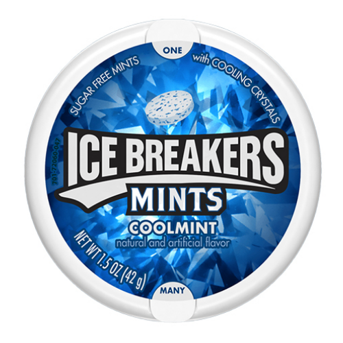 CARAMELO ICE BREAKERS COOLMINT 42 GR