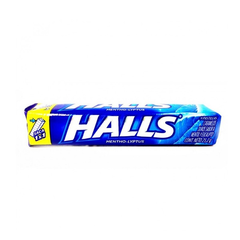 CARAMELOS HALLS MENTHO 25.2 GR.