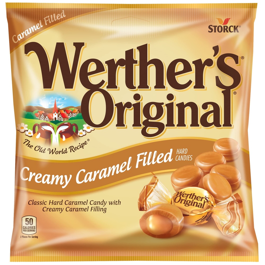CARAMELOS WERTHERS CREAMY CARAMEL FILLED ORIGINAL 155GR