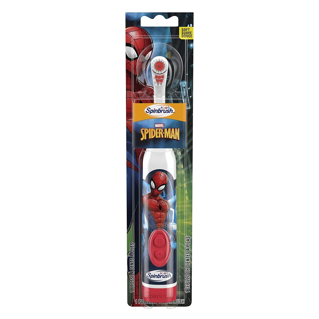 CEPILLO DENTAL SPINBRUSH ELECTRICO KIDS SPIDERMAN 