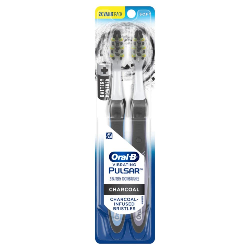 CEPILLO DENTAL ORAL -B PULSAR CHARCOAL DOBLE