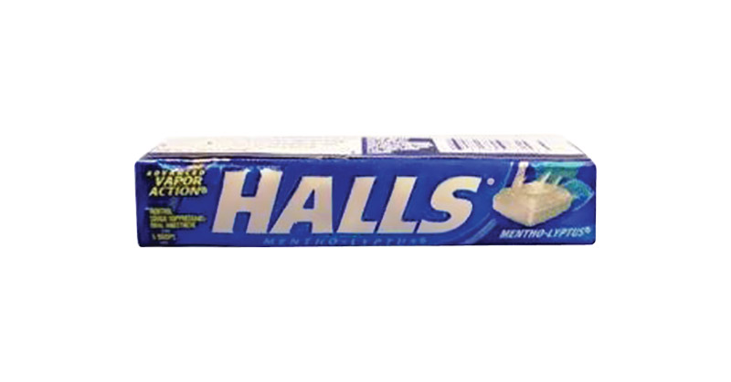 CARAMELOS HALLS MENTA 28 GR