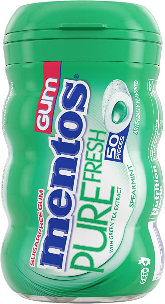 MENTOS PURE FRESH SPEARMINT 50 PIECES