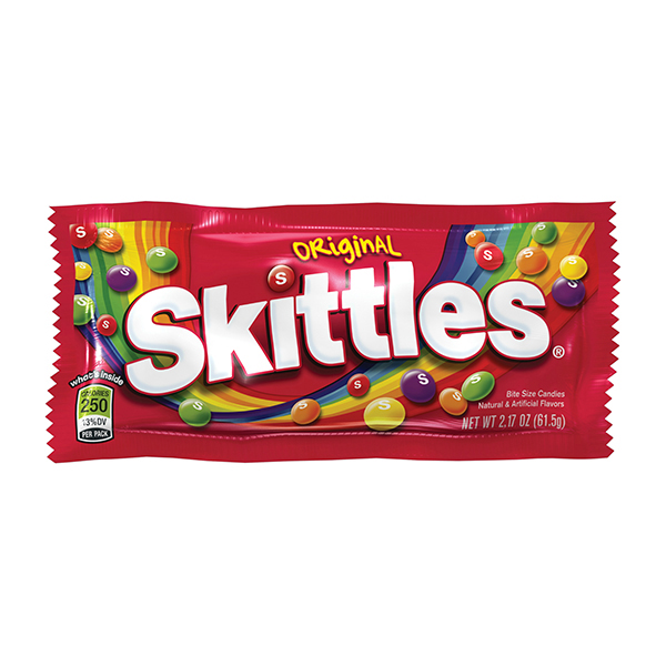 CARAMELOS SKITTLES ORIGINAL 61.5 GR (IMP)