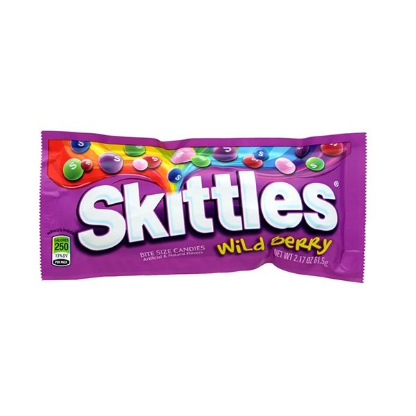 CARAMELOS SKITTLES WILD BERRY 61.5 GR