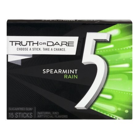 CHICLE FIVE SPEARMINT RAIN 40,5GR