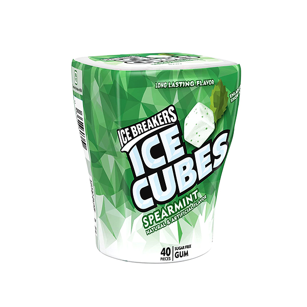 CHICLE ICE CUBES SPEARMINT 40 GUM
