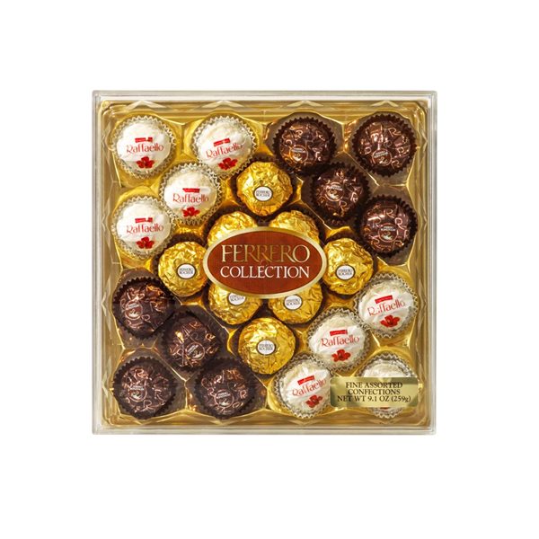 CHOCOLATE FERRERO COLLECTION 259 GR 24 BOMBONES