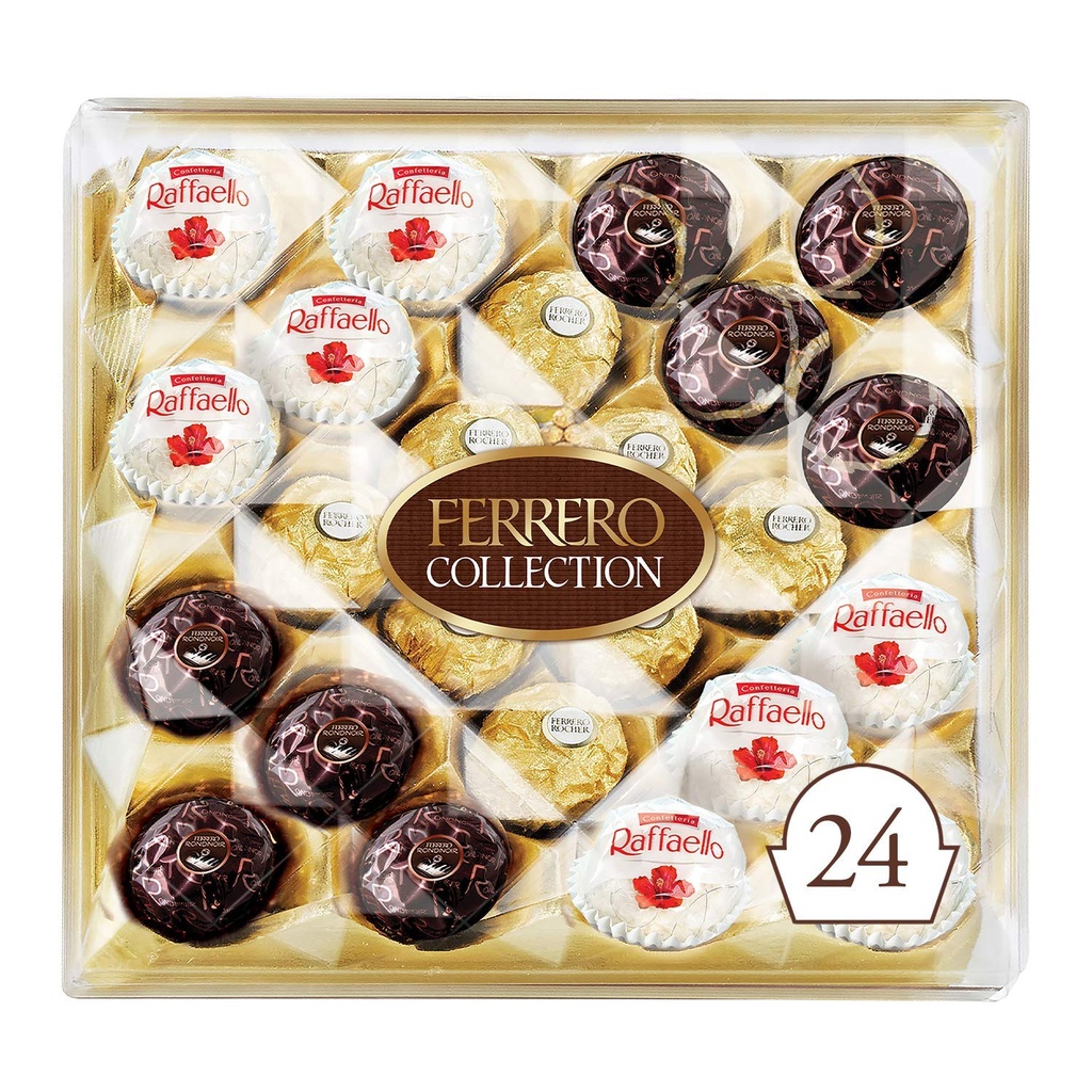 CHOCOLATE FERRERO COLLECTION VARIADO 259 GR 24 BOMBONES