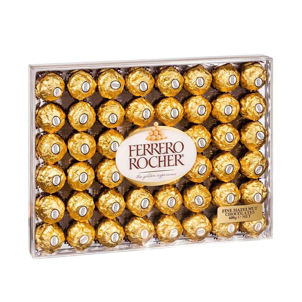 CHOCOLATE FERRERO ROCHER 600 GR 48 UND.
