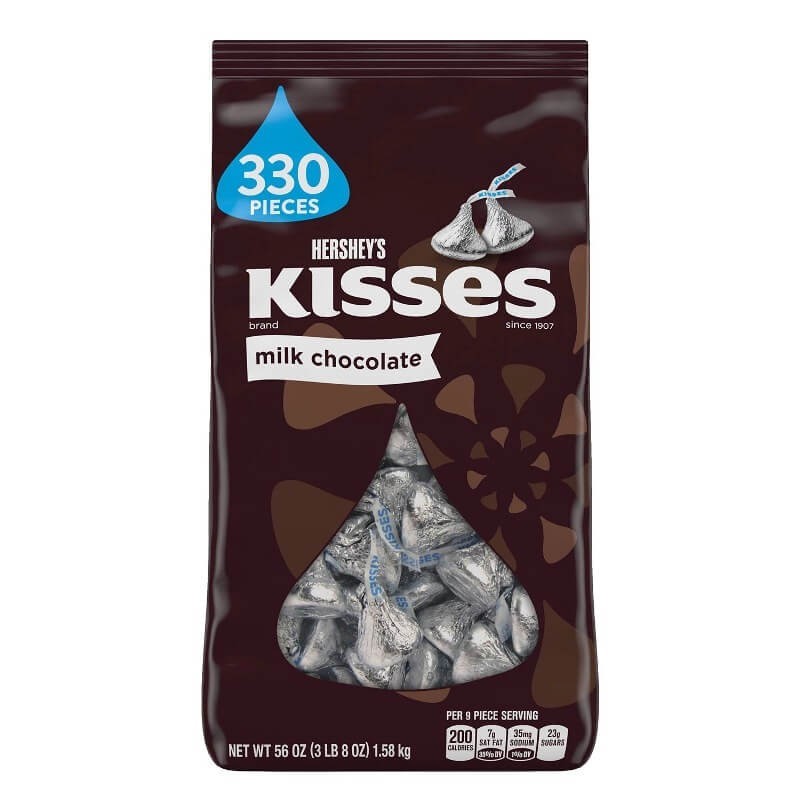 CHOCOLATE HERSHEYS KISSES 330 PIEZAS 1,58KG