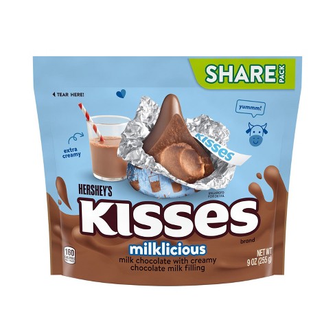 CHOCOLATE HERSHEYS KISSES BRAND MILKLICIOUS 255G 