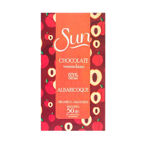 CHOCOLATE SUN KETO ALBARICOQUE 50 GR