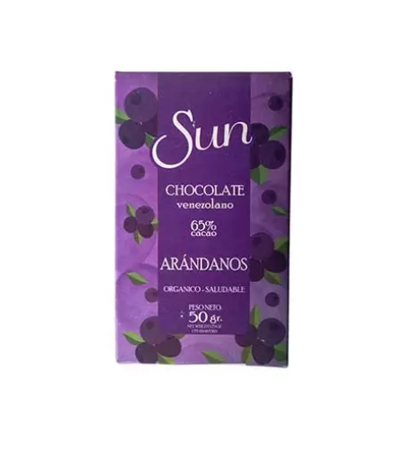 CHOCOLATE SUN KETO ARANDANOS 50 GR