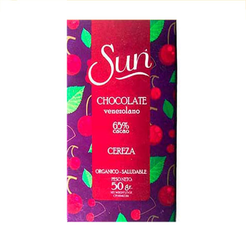 CHOCOLATE SUN KETO CEREZA 50 GR