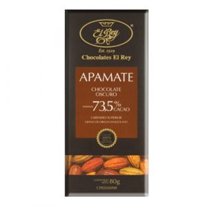 CHOCOLATE EL REY OSCURO APAMATE 73,5% CACAO 80 GR
