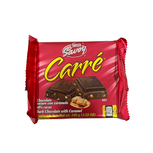 CHOCOLATE NESTLE SAVOY OSCURO CON CARAMELO CARRE 100 GR