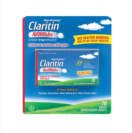 ANTIALERGICO CLARITIN REDITABS 70 TABLETS 