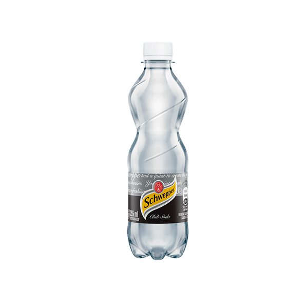CLUB SODA SCHWEPPES 355 ML PET