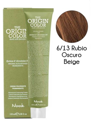 TINTE NOOK PERMANENTE RUBIO OSCURO BEIGE 6.13