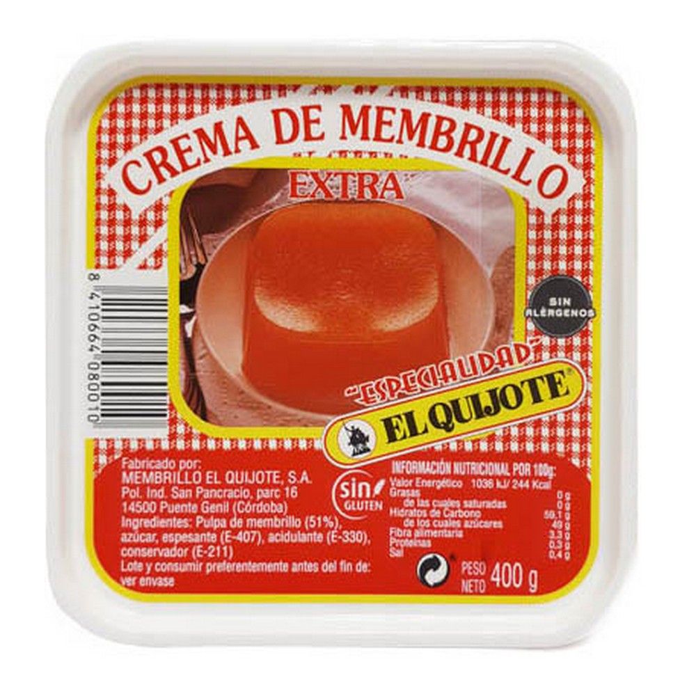 CREMA DE MEMBRILLO EL QUIJOTE 400 GR