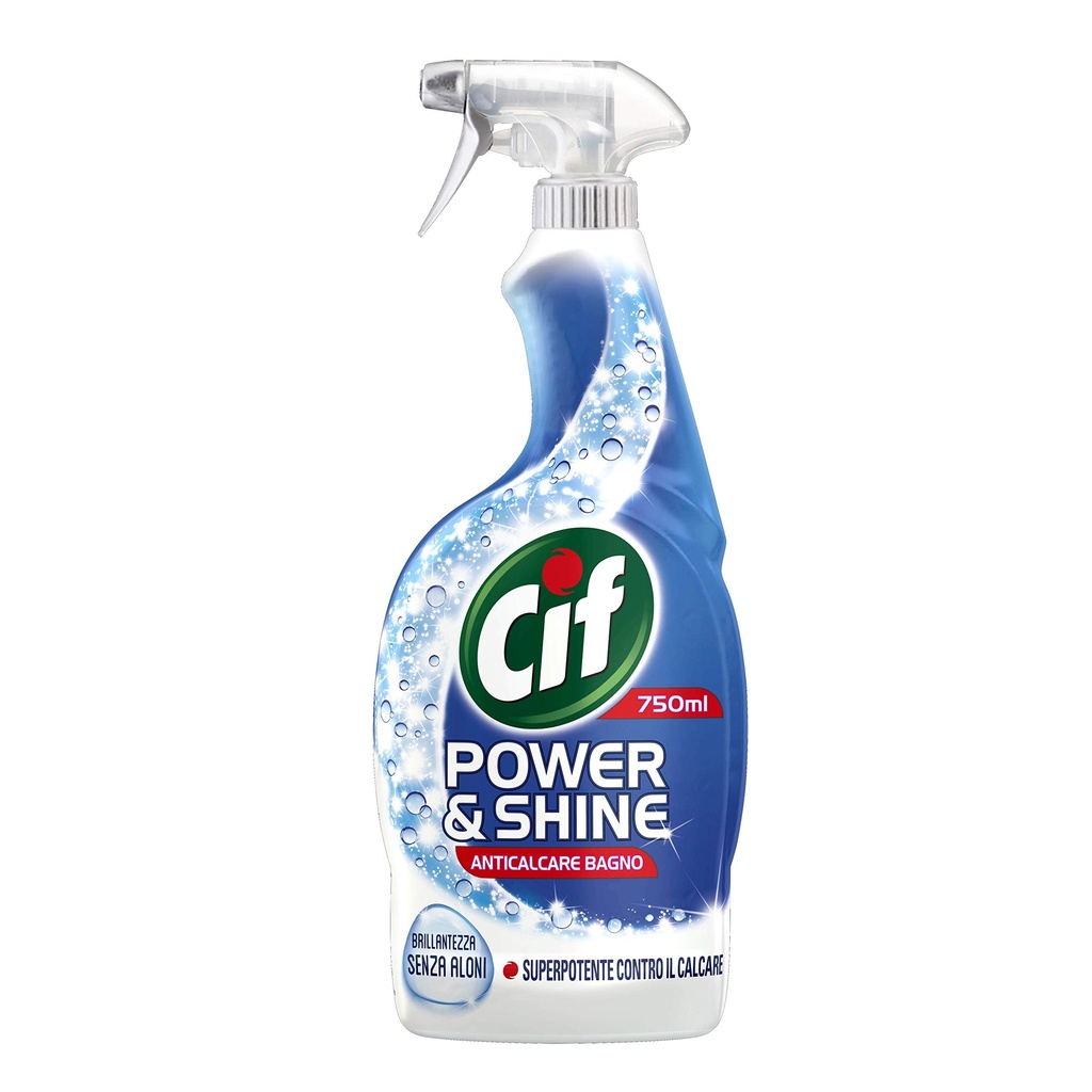 CREMA LIMPIADORA CIF POWER & SHINE ANTICALCARE BAGNO 750 ML