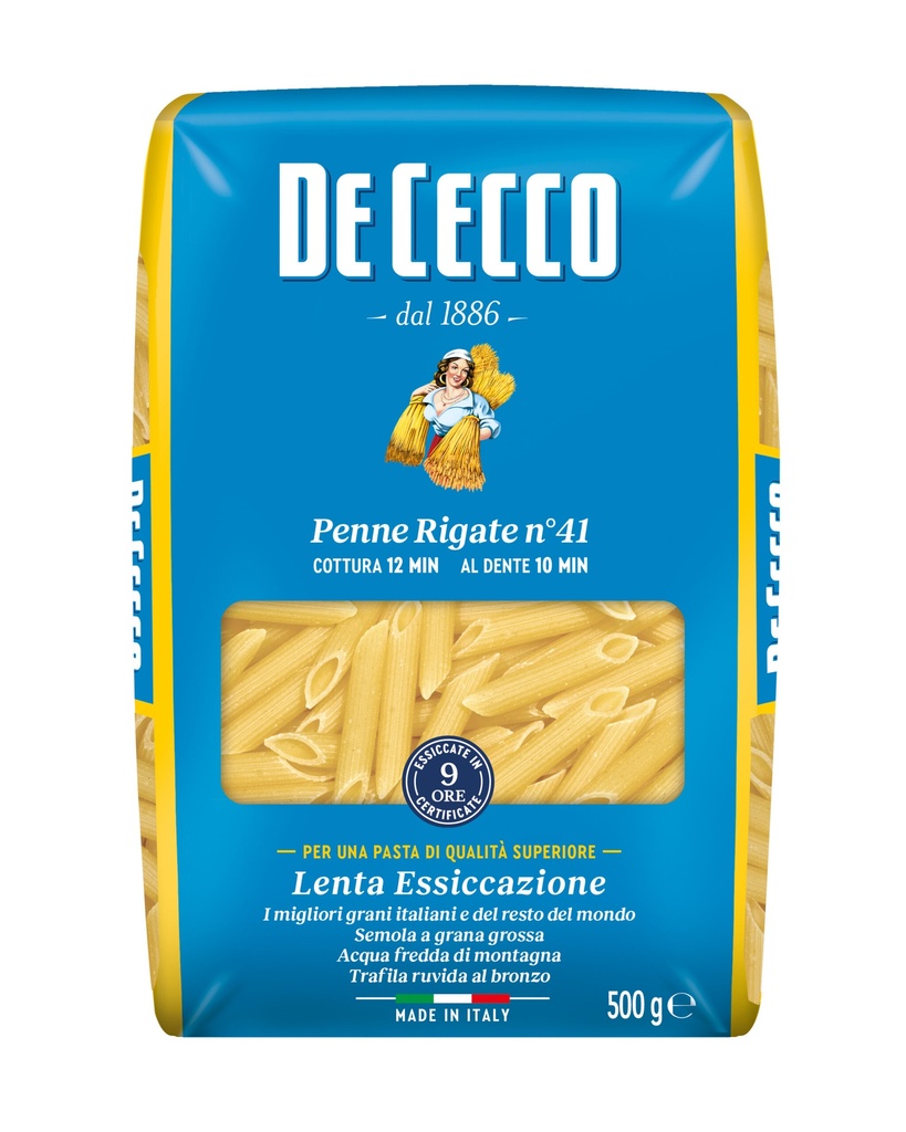PASTA DE CECCO PENNE RIGATE N°41 500 MG